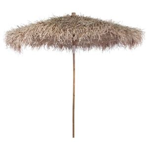 Umbrela vidaXL din bambus cu umbrar din frunze de bananier, 270 cm
