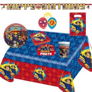 Set petrecere, multicolor, 60 piese, Fireman Sam