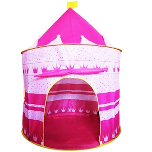 Cort de joaca pentru copii Castel pentru Printese,  Salamandra Kids, roz