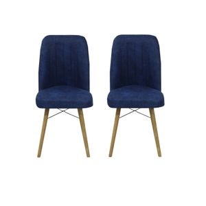 Set 2 Scaune dining Atena, Albastru