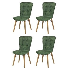 Set 4 Scaune dining Artur, Verde