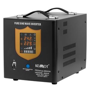  Sursa de Curent UPS pentru Centrale Termice Sinus Pur 1800W, Protectie Tensiune, Kemot Negru