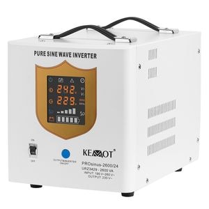 Sursa de Curent UPS pentru Centrale Termice Sinus Pur 1800W, Protectie Tensiune, Kemot  Alb
