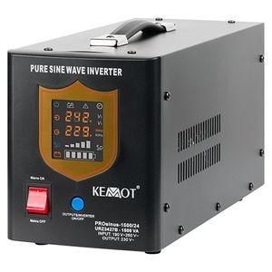 Sursa de Curent UPS pentru Centrale Termice Sinus Pur 1050W, Protectie Tensiune, Kemot Negru