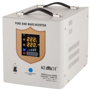  Sursa de Curent UPS pentru Centrale Termice Sinus Pur 1200W, Protectie Tensiune, Kemot Alb