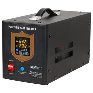  Sursa de Curent UPS pentru Centrale Termice Sinus Pur 700W, Protectie Tensiune, Kemot Negru 