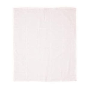 Paturica crosetata din bumbac, Lorelli, 75 x 100 cm, 0 luni+, tricotata cu gauri pentru a preveni sufocarea accidentala, bumbac 100%, White