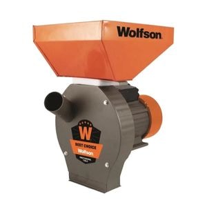 Moara pentru cereale WOLFSON - 2in1, 2700W, 100% CUPRU, 200kg/h + accesoriu furaje, fructe si legume