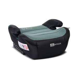 Inaltator auto pentru copii, Lorelli, Matador, Isofix, i-Size, certificat R129, 6-12 ani, 125-150 cm, 22-36 Kg, cotiere confortabile, husa detasabila si lavabila, Green Pine
