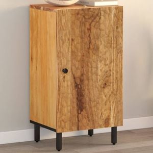 Dulap lateral vidaXL, , 40x33x75 cm, lemn masiv de acacia