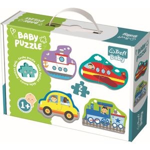 Puzzle Trefl Baby Clasic Vehicule Pentru Transport 8 Piese