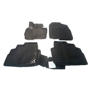 Set 4 Covorase Auto Stil Tavita din Cauciuc Moale si Flexibil Compatibile cu Mazda CX-5 2012-2017, Culoare Negru