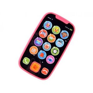 Primul meu Telefon Smart, roz, cu muzica si lumini