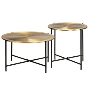Set de masa, VIDAXL, 8 kg, 62x35 cm, Metal/MDF, Auriu