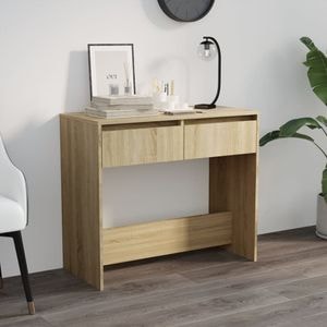 Consola living vidaXL, PAL, 89 x 41 x 76.5 cm, bej