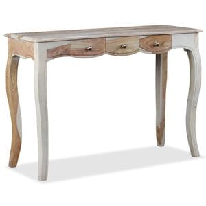 Consola living vidaXL, lemn, 110 x 40 x 76 cm, maro