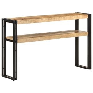 Consola living vidaXL, lemn, 120 x 30 x 75 cm, maro