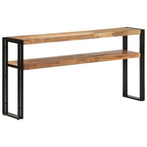 Consola living vidaXL, lemn, 150 x 30 x 75 cm, maro