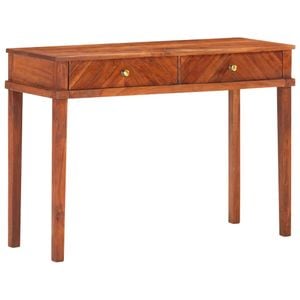 Consola living vidaXL, lemn, 110 x 40 x 76 cm, maro