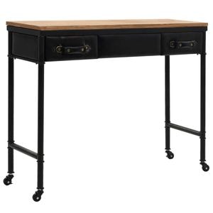 Consola living vidaXL, lemn, 100 x 33.5 x 80 cm, multicolor