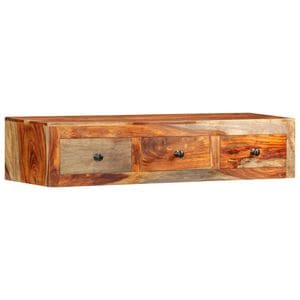 Consola living vidaXL, lemn, 100 x 25 x 20 cm, maro