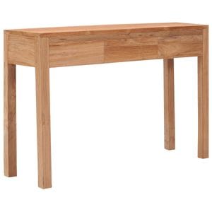 Consola living vidaXL, lemn, 110 x 35 x 75 cm, maro