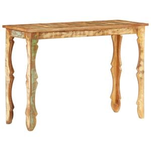 Consola living vidaXL, lemn, 110 x 40 x 76 cm, maro