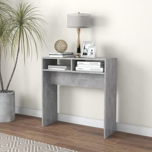 Consola living vidaXL, PAL, 78 x 30 x 80 cm, gri