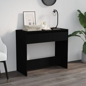Consola living vidaXL, PAL, 89 x 41 x 76.5 cm, negru