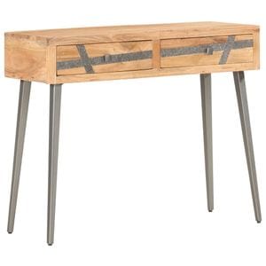 Consola living vidaXL, lemn, 90 x 30 x 75 cm, maro