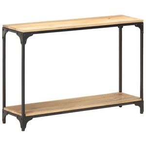 Consola living vidaXL, lemn, 110 x 30 x 75 cm, maro