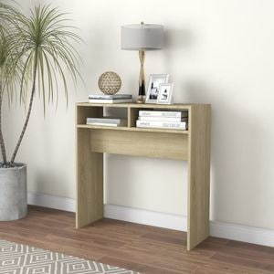 Consola living vidaXL, PAL, 78 x 30 x 80 cm, maro