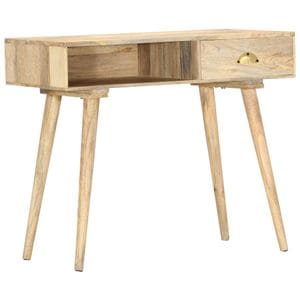 Consola living vidaXL, lemn, 90 x 45 x 75 cm, maro