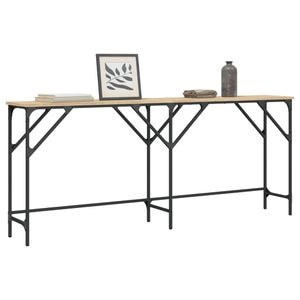 Consola living vidaXL, lemn, 180 x 29 x 75 cm, maro