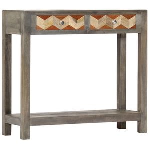 Consola living VIDAXL, lemn, 86 x 30 x 76 cm, gri