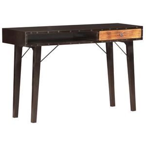 Consola living VIDAXL, lemn, 118 x 35 x 76 cm, negru