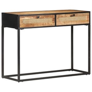 Consola living VIDAXL, lemn, 100 x 35 x 75 cm, maro