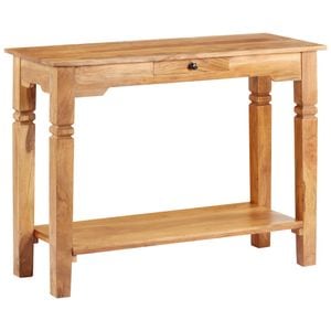 Consola living vidaXL, lemn, 100 x 40 x 76 cm, maro