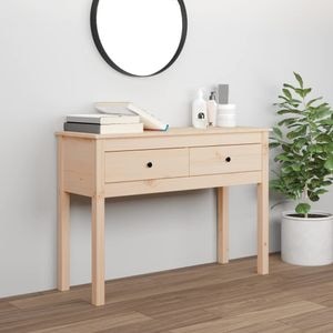 Consola living VIDAXL, lemn, 100 x 35 x 75 cm, maro