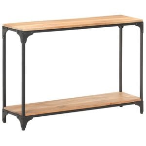 Consola living vidaXL, lemn, 110 x 30 x 75 cm, maro