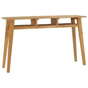 Consola living vidaXL, lemn, 120 x 35 x 75 cm, maro