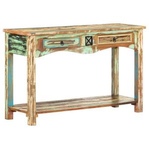 Consola living vidaXL, lemn, 120 x 40 x 75 cm, multicolor