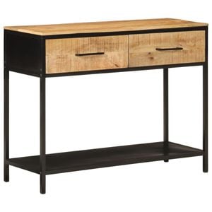 Consola living VIDAXL, lemn, 100 x 35 x 76 cm, maro