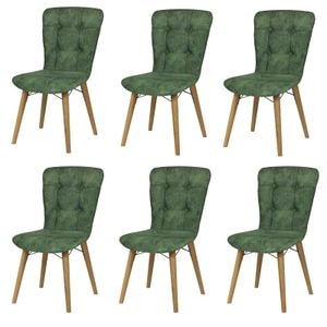 Set 6 Scaune dining Artur, verde
