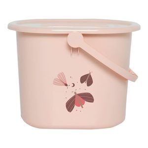 Galeata pentru scutece, cu capac, Bebe-Jou, 14L, Sweet Butterfly - Roz (desen: fluturas)