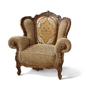 Fotoliu SIMEX Royal, lemn masiv, 102 x 80 x 99 cm, maro