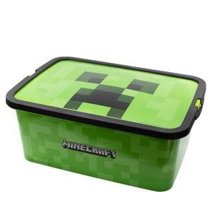 Cutie depozitare jucarii, Minecraft, 8.5x19.2x28.7 cm, 13 l, Verde