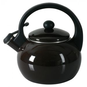 Ceainic aragaz cu fluier AMBITION Merve, 1.9L (2.2L), maro, email