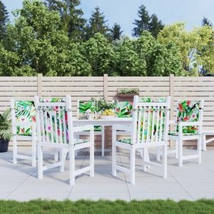 Perne pentru scaune cu spatar jos vidaXL, 100 x 50 cm, 6 buc, multicolor