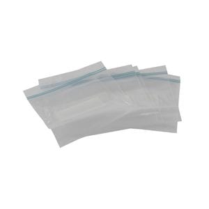 Set de pungi reutilizabile si resigilabile, transparente, cu fermoar ziplock, 14x15 cm, plastic, 50 buc, AZHOME